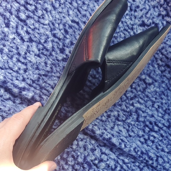 Karl Lagerfeld Elegant Black Slides Upper Leather Size 8.5 - Picture 12 of 16